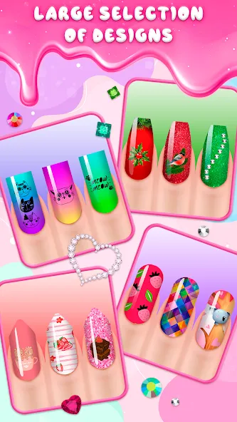 Nail Salon  [МОД Бесконечные монеты] Screenshot 5