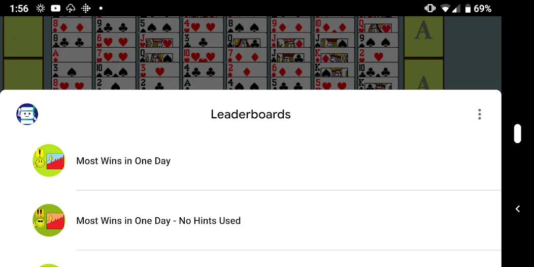 FreeCell with Leaderboards (Фрикел с таблицей лидеров)  [МОД Много денег] Screenshot 3