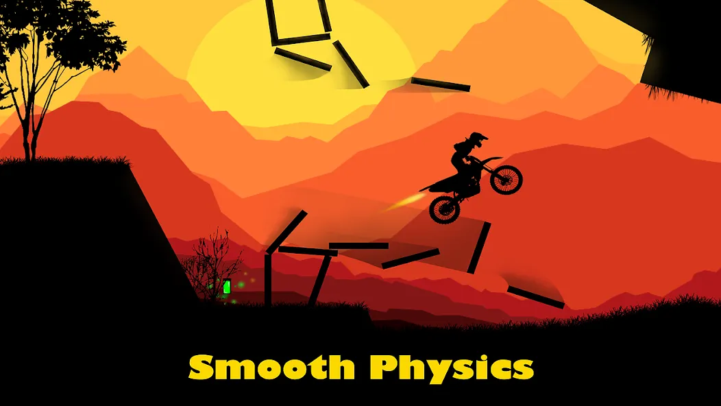 Sunset Bike Racer - Motocross (Сансет Байк Рейсер)  [МОД Много монет] Screenshot 3