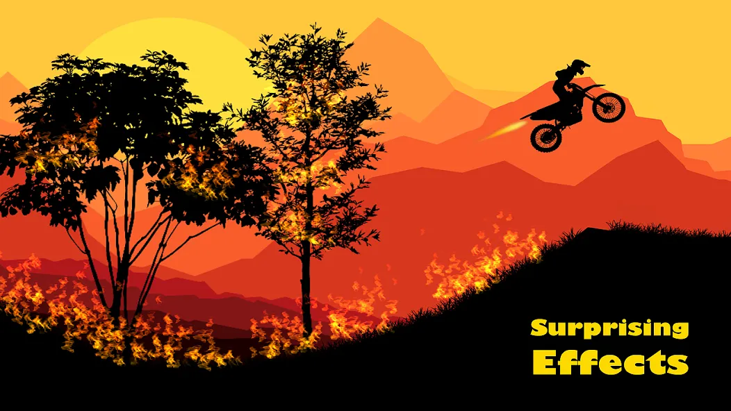 Sunset Bike Racer - Motocross (Сансет Байк Рейсер)  [МОД Много монет] Screenshot 5