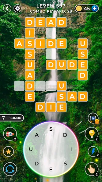 WOW4:Word Connect Offline Word (ВАУ 4)  [МОД Unlimited Money] Screenshot 5