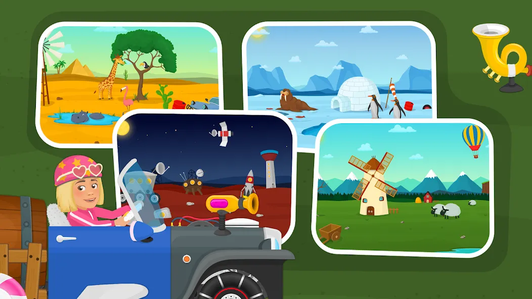 Racing car games for kids 2-5  [МОД Menu] Screenshot 4