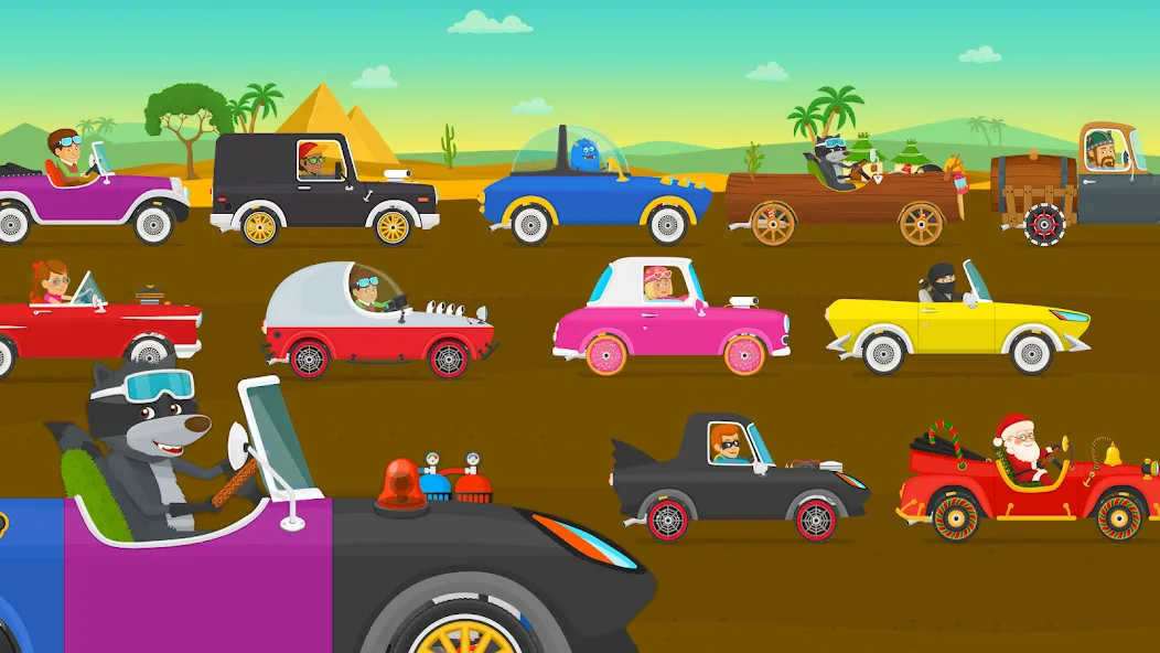 Racing car games for kids 2-5  [МОД Menu] Screenshot 5