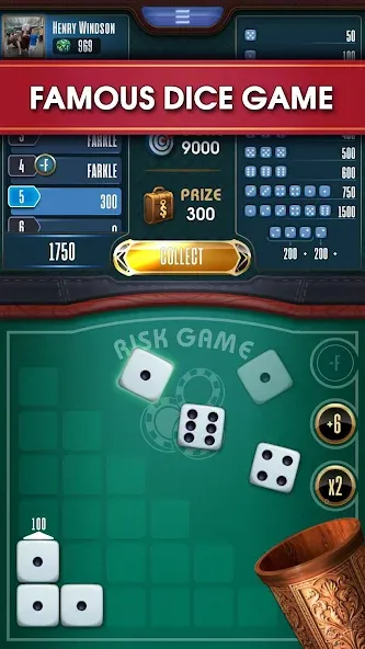 Farkle online 10000 Dice Game  [МОД Все открыто] Screenshot 1