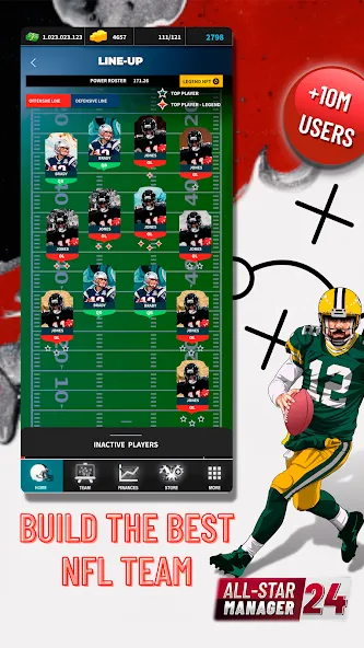 Fantasy Football Bowl Manager (Американ)  [МОД Mega Pack] Screenshot 2