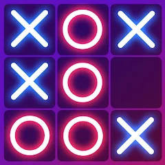 Скачать взлом Tic Tac Toe 2 Player: XO Game (Тик Так Тоу 2 игрока)  [МОД Много монет] - последняя версия apk на Андроид