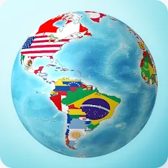 Взлом Flags On the Globe  [МОД Много денег] - стабильная версия apk на Андроид