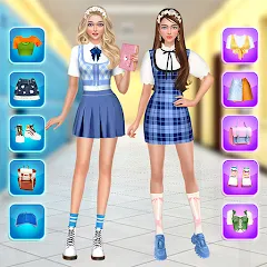 Скачать взлом College Dress Up for Girls (Капель Макеовер)  [МОД Unlimited Money] - стабильная версия apk на Андроид