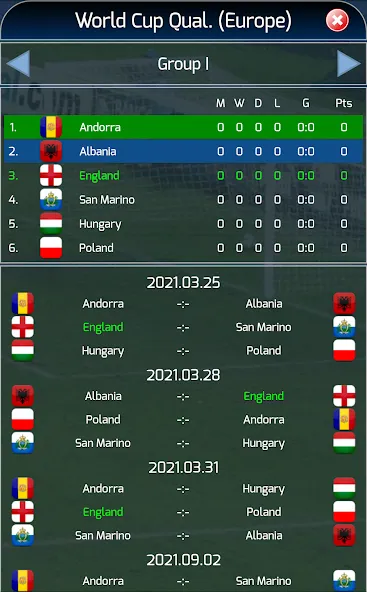 True Football National Manager (Тру Футбол Национальный Менеджер)  [МОД Меню] Screenshot 3