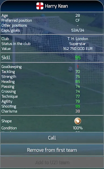 True Football National Manager (Тру Футбол Национальный Менеджер)  [МОД Меню] Screenshot 5