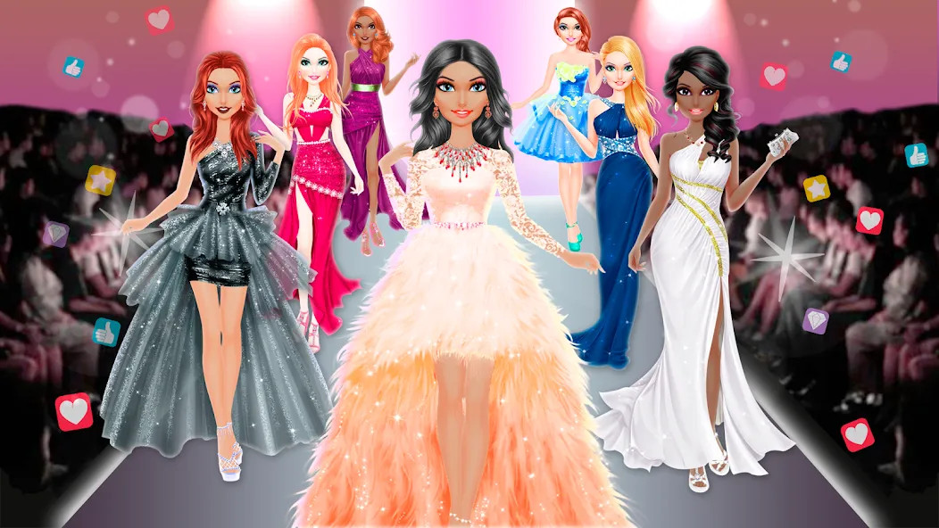 Makeup games makeover dress up  [МОД Бесконечные монеты] Screenshot 2