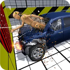 Взломанная Car Crash Test Simulator  [МОД Много денег] - последняя версия apk на Андроид