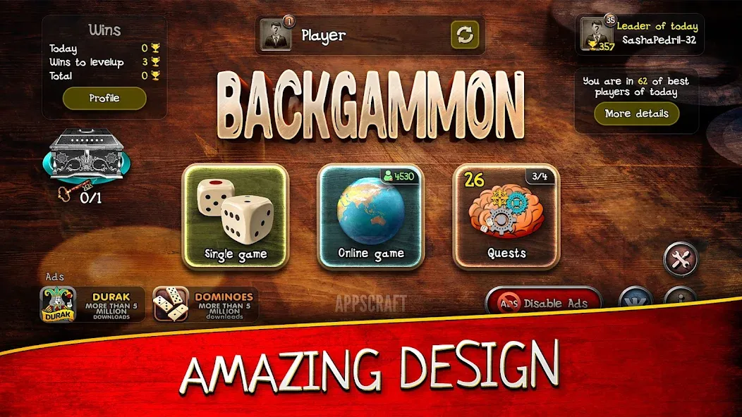 Backgammon  [МОД Много монет] Screenshot 5