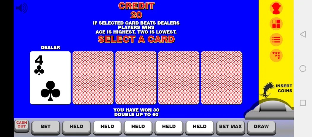 Video Poker with Double Up  [МОД Unlocked] Screenshot 3