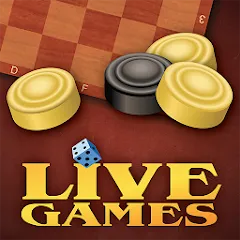 Взлом Checkers LiveGames online  [МОД Mega Pack] - стабильная версия apk на Андроид