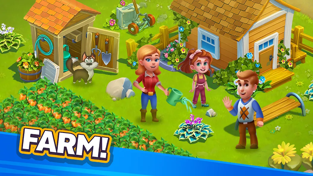 Golden Farm  [МОД Бесконечные монеты] Screenshot 3