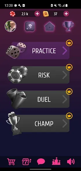 Farkle Pro - 10000 dice game  [МОД Unlimited Money] Screenshot 1