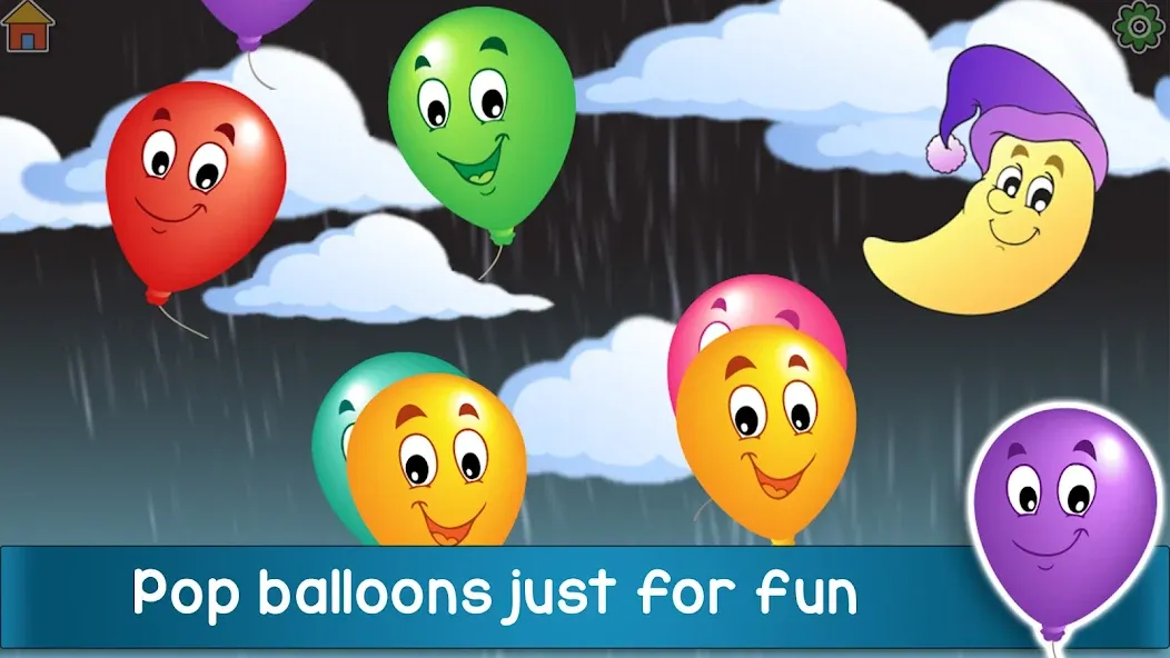 Kids Balloon Pop Game  [МОД Бесконечные монеты] Screenshot 2