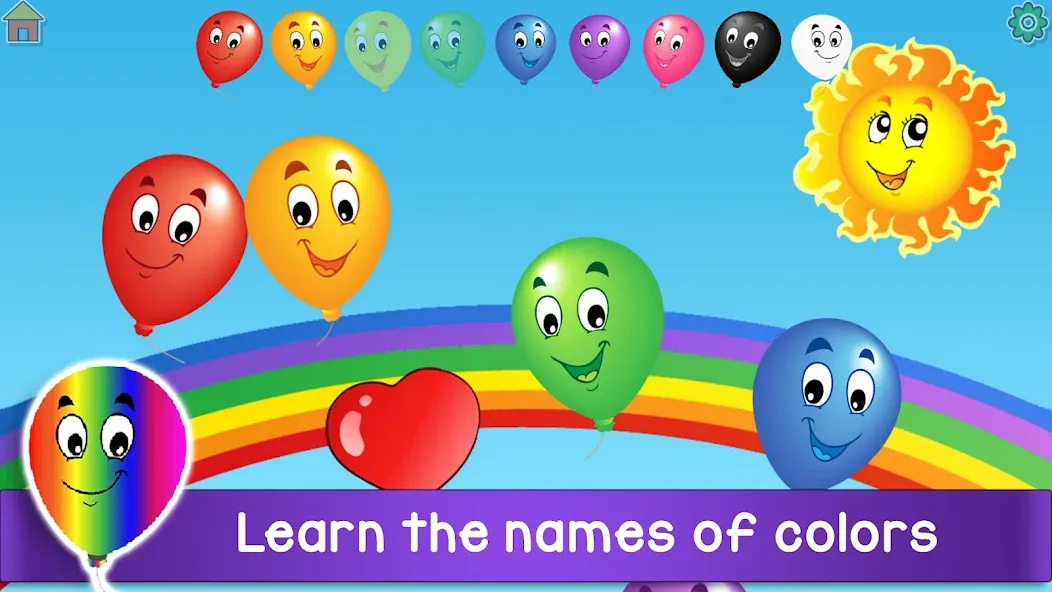 Kids Balloon Pop Game  [МОД Бесконечные монеты] Screenshot 5