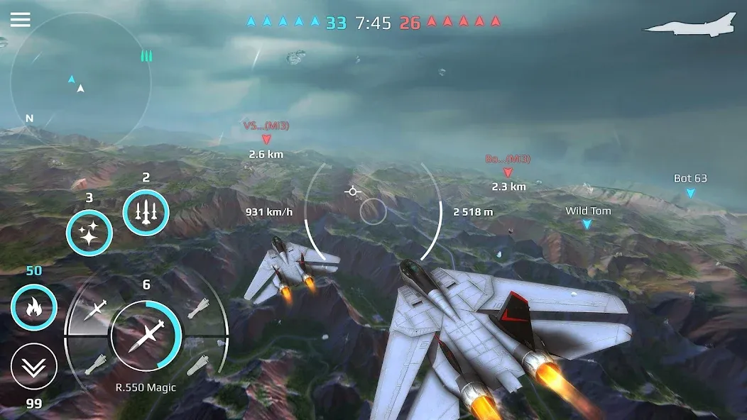 Sky Combat: War Planes Online (Скай Комбат)  [МОД Меню] Screenshot 4