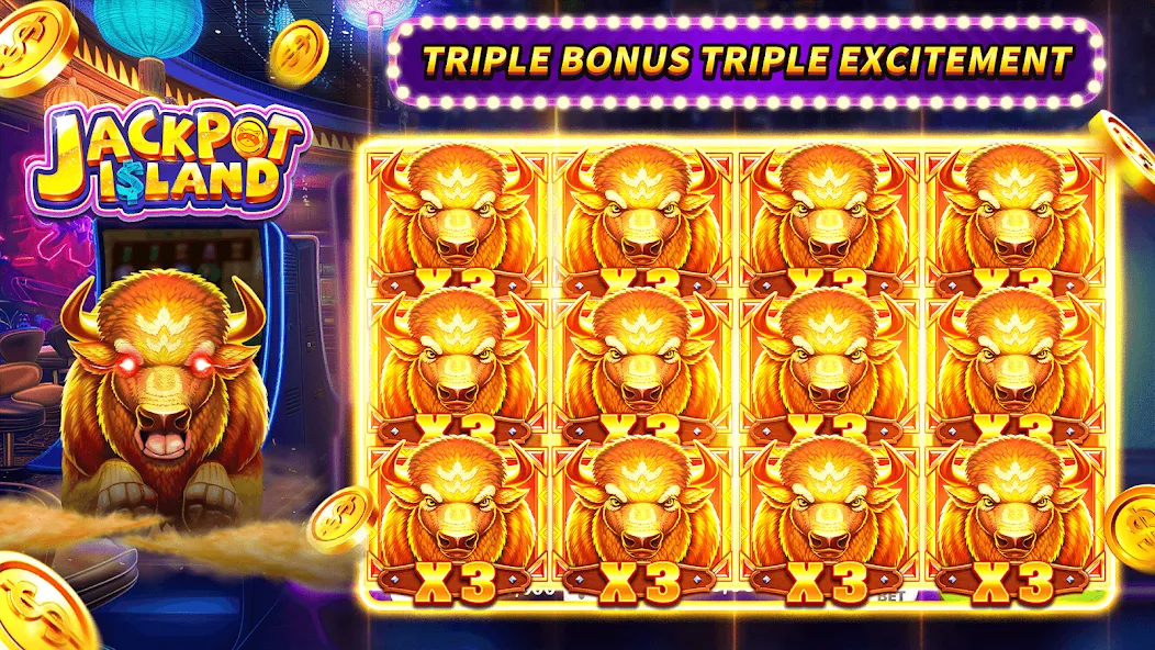 Jackpot Island - Slots Machine (Джекпот Айленд)  [МОД Menu] Screenshot 5