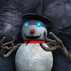 Скачать взломанную Evil Scary Snowman  Games 3d (Ивил Скари Сноумэн Геймс 3д)  [МОД Unlocked] - полная версия apk на Андроид