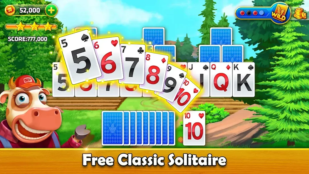 Solitaire Tripeaks - Farm Trip (Фарм Джорни)  [МОД Unlocked] Screenshot 5