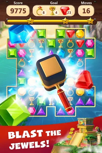 Jewels Planet - Match 3 Puzzle  [МОД Unlimited Money] Screenshot 2