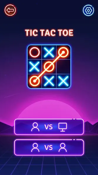 Tic Tac Toe 2 Player: XOXO  [МОД Много денег] Screenshot 3