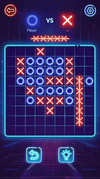 OX Game - XOXO · Tic Tac Toe  [МОД Menu] Screenshot 5