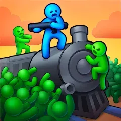 Скачать взлом Train Defense: Zombie Game (Трейн Дефенс)  [МОД Unlocked] - последняя версия apk на Андроид