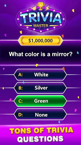 Trivia Master - Word Quiz Game (ТРИВИЯ Мастер)  [МОД Бесконечные монеты] Screenshot 4