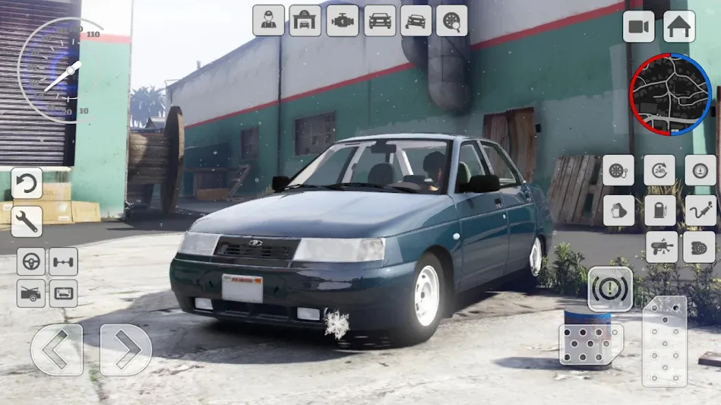 Drift 2110: Russian Tuning VAZ  [МОД Бесконечные монеты] Screenshot 4