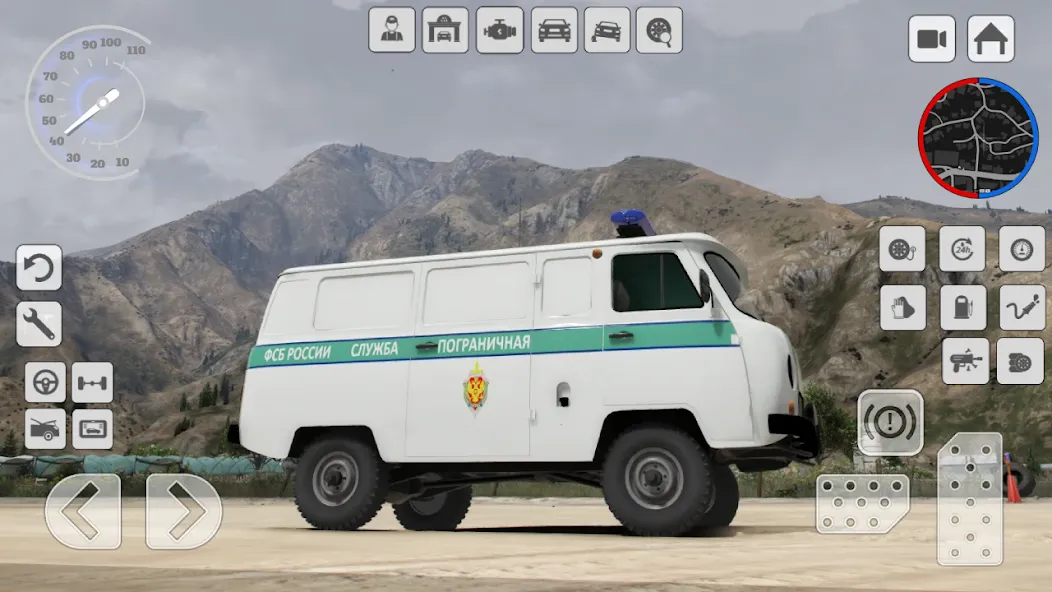 UAZ Loaf: Special vehicle 4x4  [МОД Mega Pack] Screenshot 3