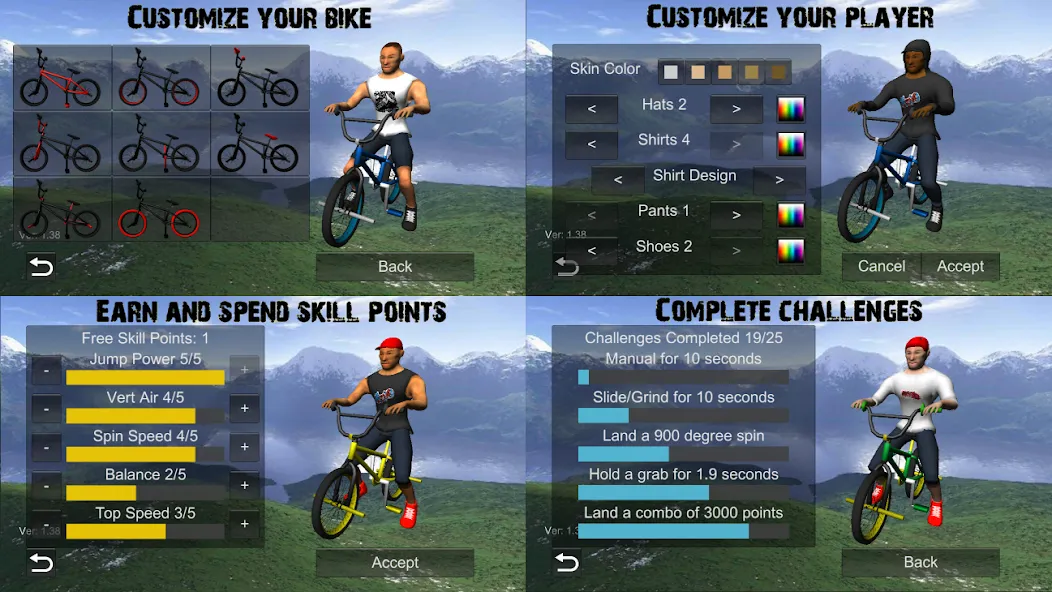 BMX Freestyle Extreme 3D (Фристайл Экстрим 3D)  [МОД Unlimited Money] Screenshot 5