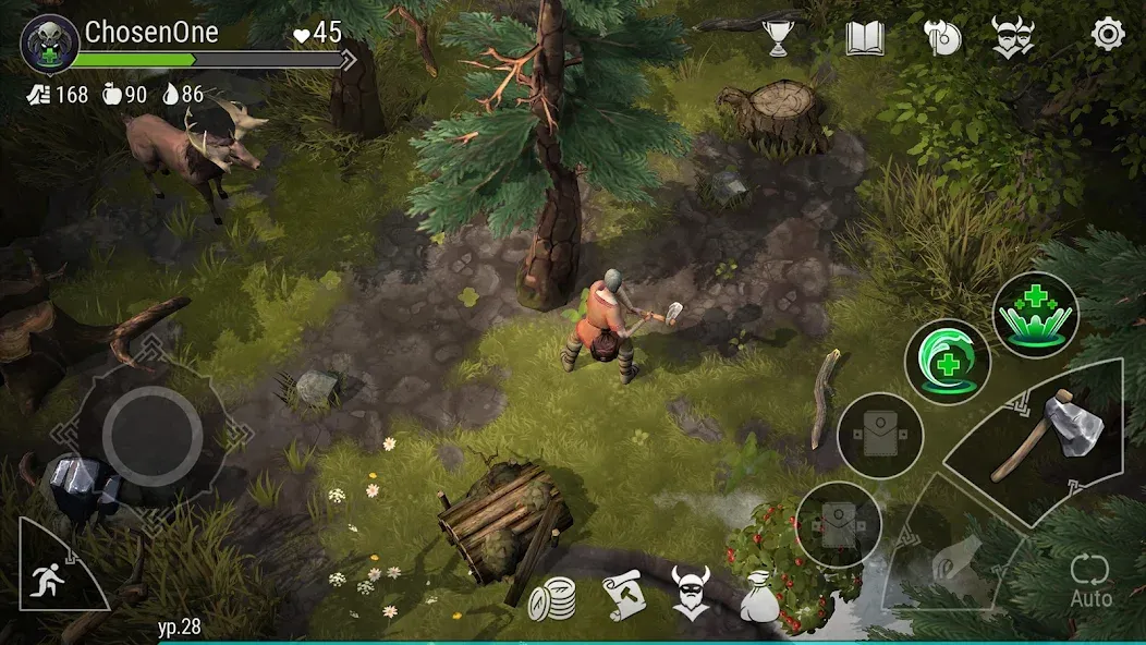 Frostborn: Action RPG (Фростборн)  [МОД Меню] Screenshot 1