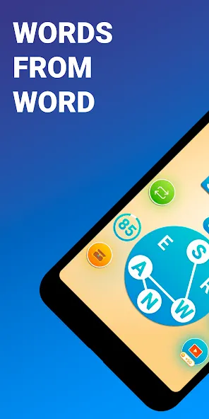 Words from word: Crosswords  [МОД Unlocked] Screenshot 1