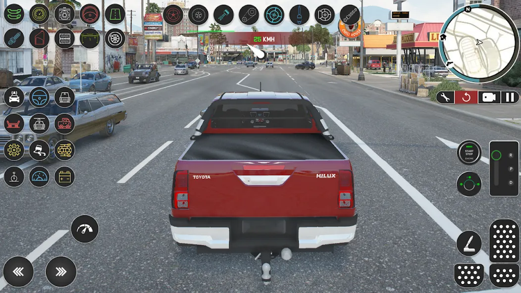 Pickup Hilux: Toyota Off Road (Пикап Хайлюкс)  [МОД Бесконечные деньги] Screenshot 1