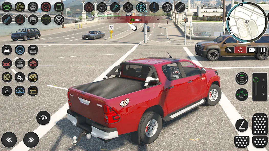Pickup Hilux: Toyota Off Road (Пикап Хайлюкс)  [МОД Бесконечные деньги] Screenshot 2