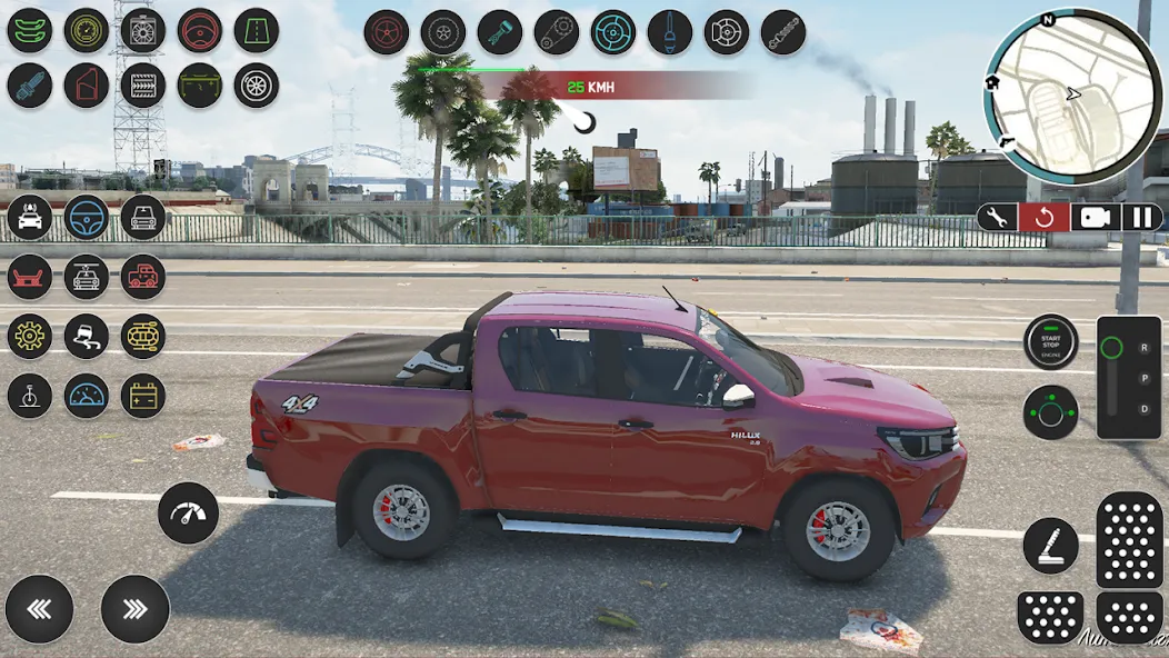 Pickup Hilux: Toyota Off Road (Пикап Хайлюкс)  [МОД Бесконечные деньги] Screenshot 5